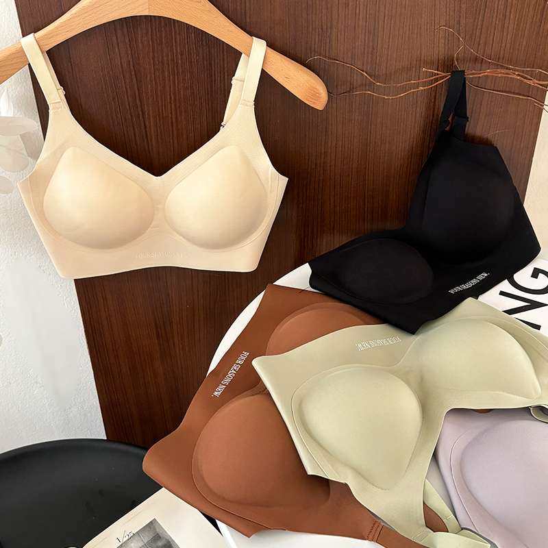 Comfortable and breathable women's underwear, soft and seamless, pure cotton, sexy bra, sports underwear, thin and versatile style Item Picture