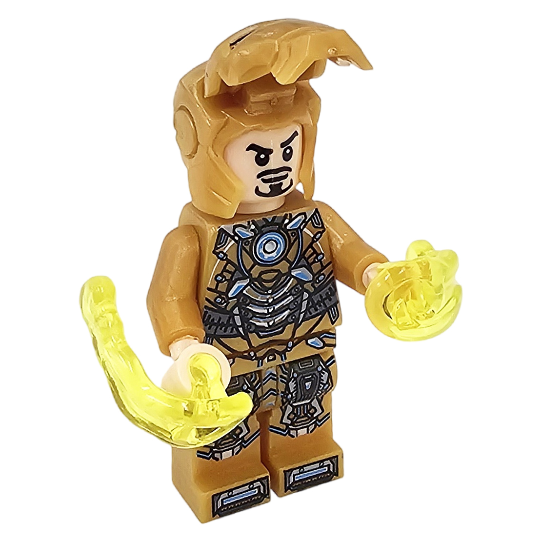 Iron Man minifigure building blocks compatible with LEGO children's educational toys, factory export wholesale with weapons, Marvel Avengers, Captain America, Spider-Man Minifigure 1 yuan 20 pieces full figure