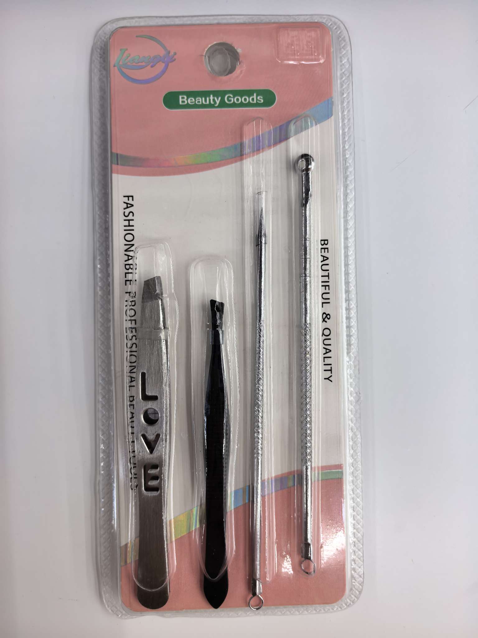 High-precision and high-hardness cell clips, blackhead removal tweezers, stainless steel acne clips, ultra-sharp and fine acne-picking and acne squeezing tools, stainless steel eyebrow clips, bowl needles Specification image