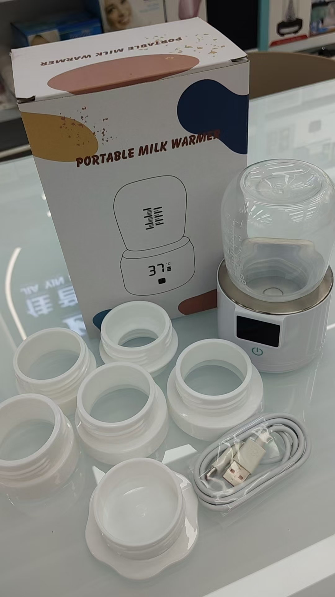 便携温奶器自动恒温母乳热奶婴儿外出热水奶无线暖奶器2