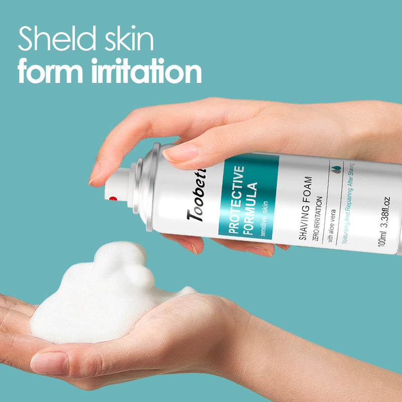 Shaving Foam fábrica personalizado afeitado refrescante afeitado suavizado hidratación de la barba crema de la barba espuma OEM ODM OBM