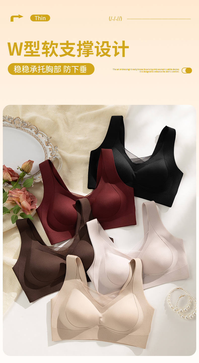 Comfortable and breathable women's lingerie, soft and wrinkle-free, thin and sexy lace lingerie set, new summer collection for women detail image 6