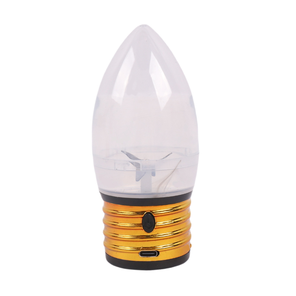 新款灯泡造型电动磨烟器 创意USB充电灯泡电动研磨器碎烟器详情4