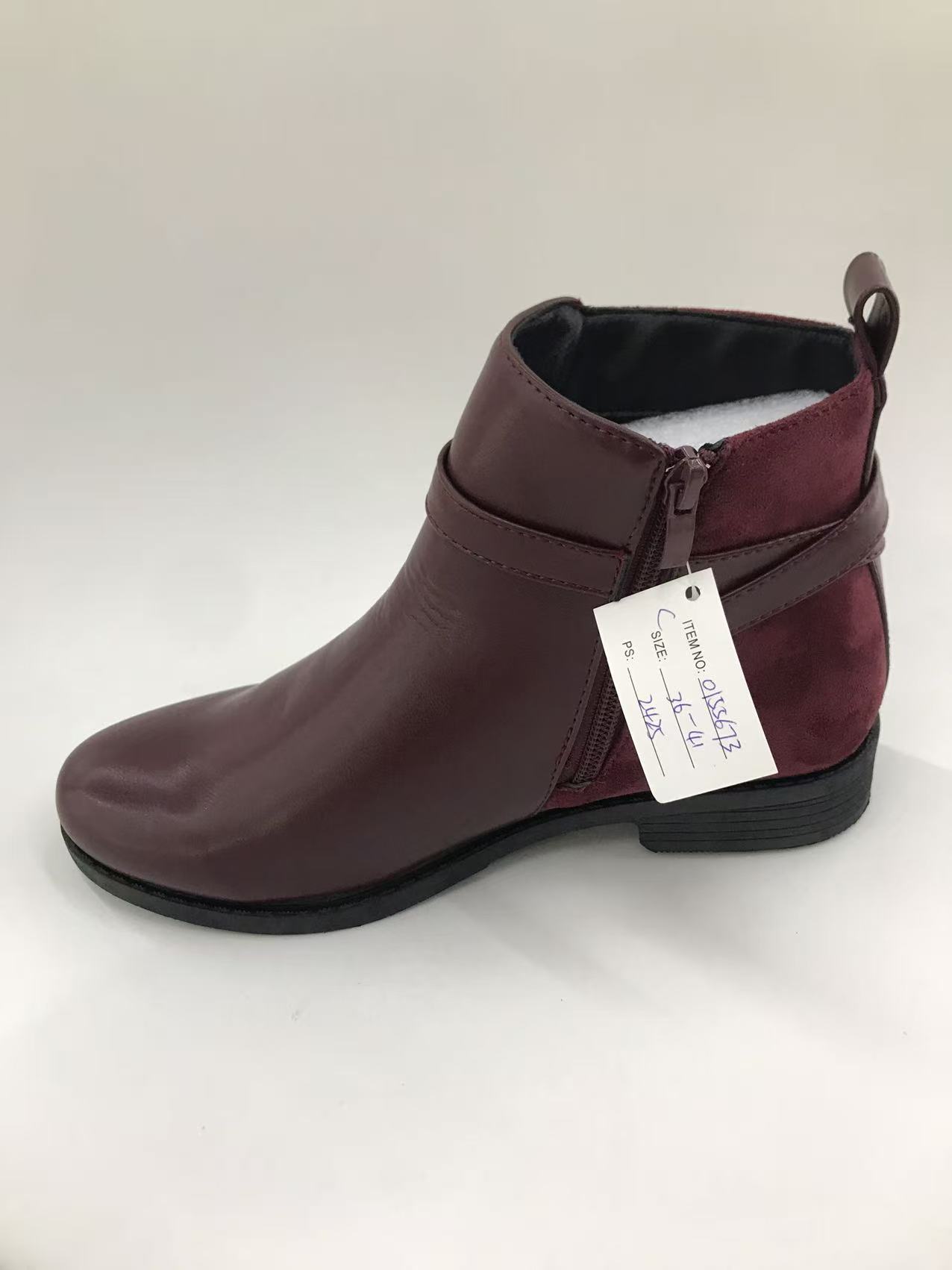 Ethnic style boots, women's spring and autumn long yellow leather shoes, women's shoes, fashionable and casual ethnic style large-sized boots details Picture