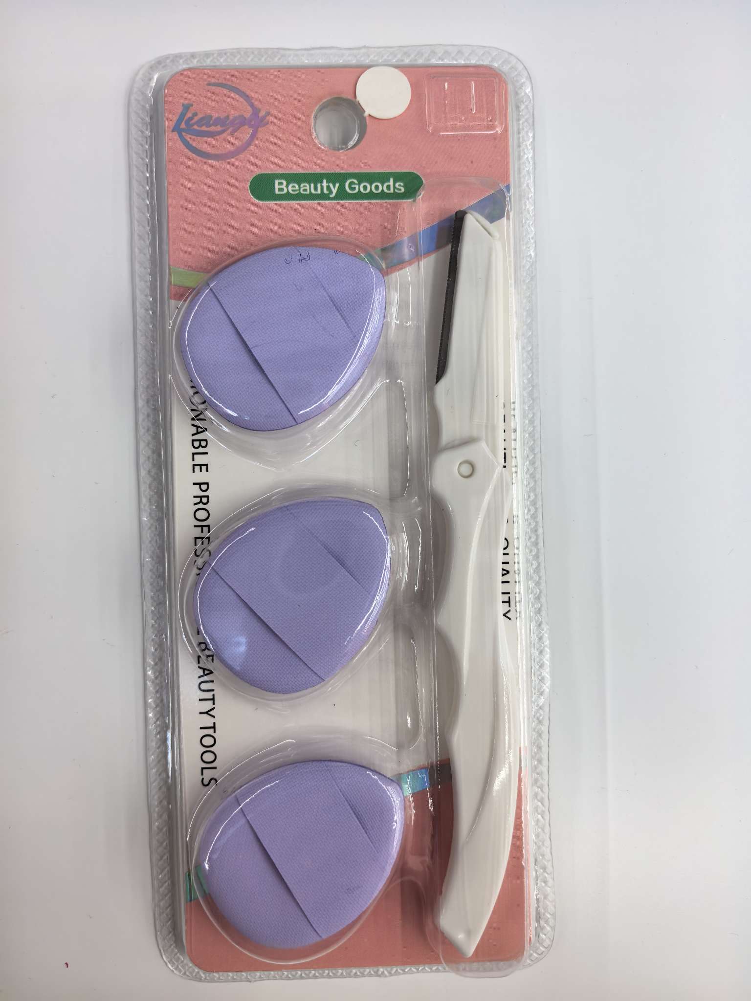 Finger powder puff dry and wet dual-purpose foundation liquid, no powder intake, little finger air cushion mini version makeup sponge, fingertip powder puff folding eyebrow shaping tool details Picture