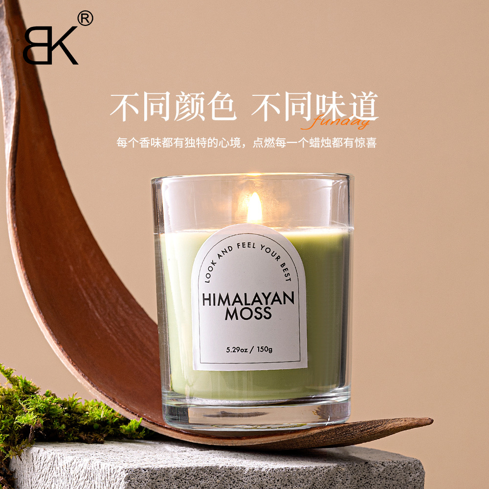 彩色无烟环保大豆蜡高级好闻伴手礼香薰蜡烛可供小批量定制细节图