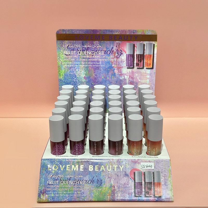 Custom Lip Gloss Fruit Quench'rz- Loveme Beauty & 3 colors
