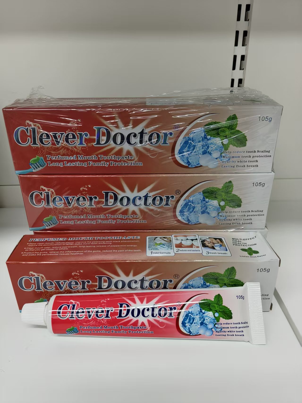 maxi limpio105g toothpaste, cool mint toothpaste, adult toothpaste wholesale export daily necessities details Picture