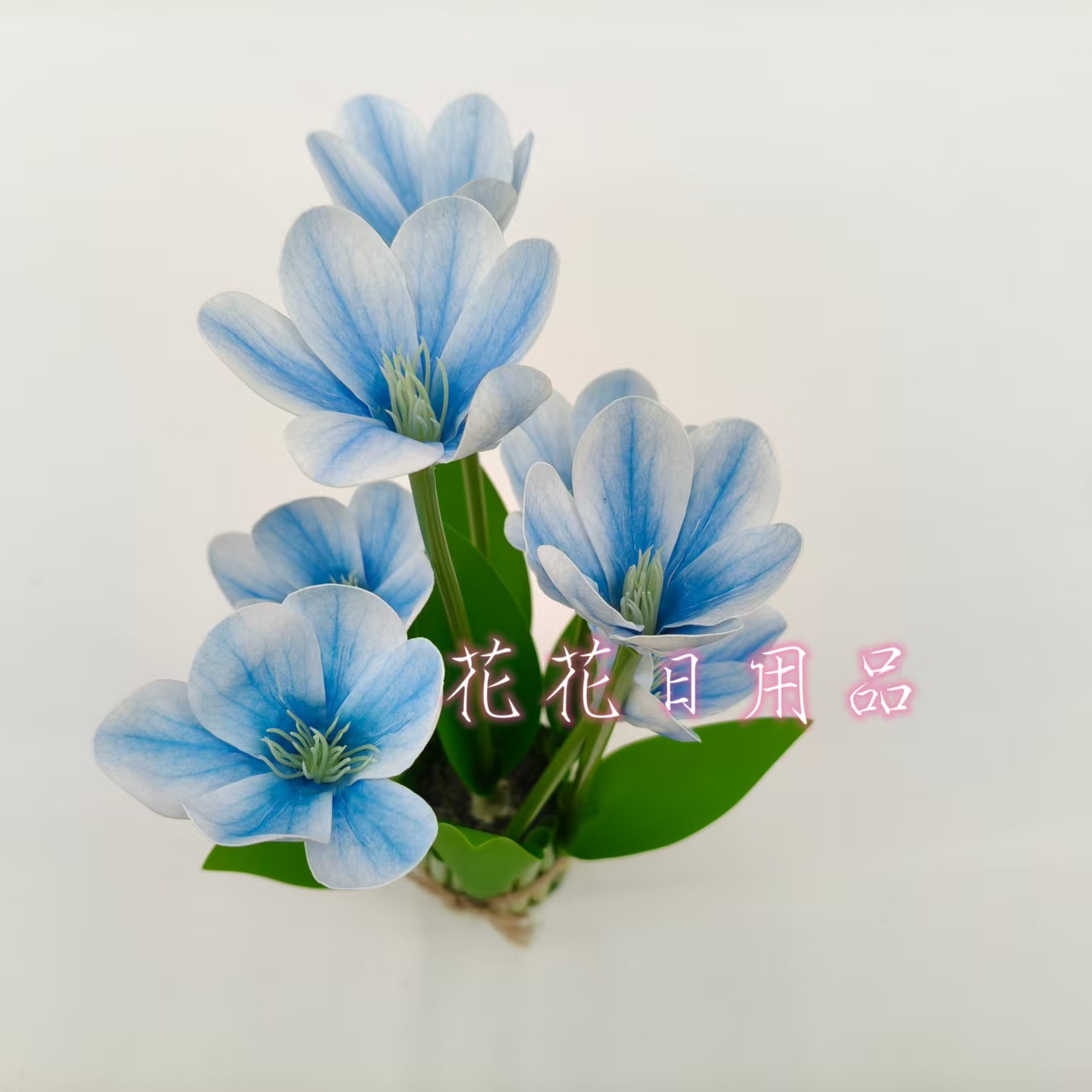 仿真花配件/珊瑚水族箱用品/羊毛毡/福桶/汽车摇头摆件白底实物图