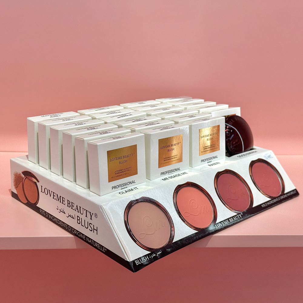 Custom Blush Professional 90% Ingredients Origine & 4 colors details Picture