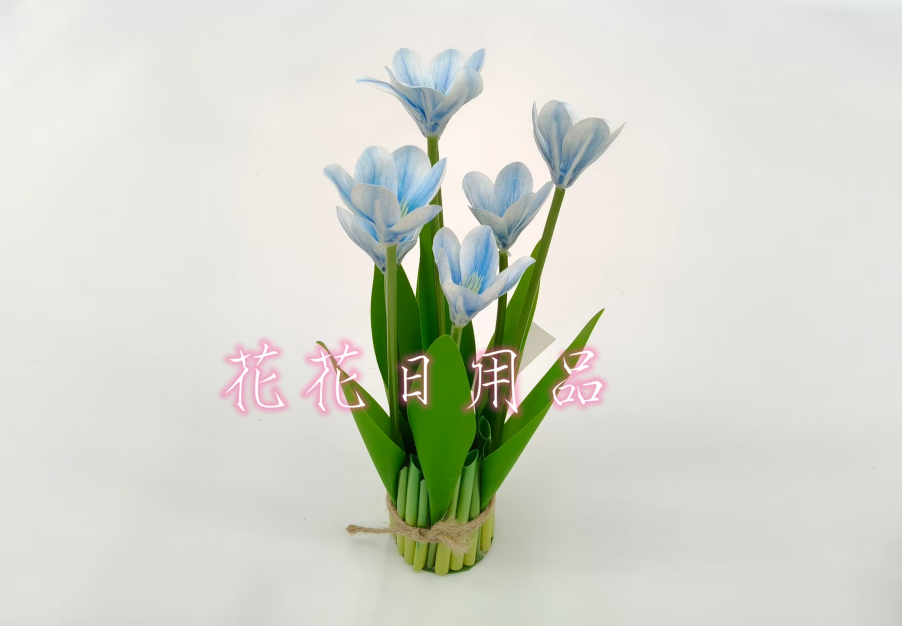 仿真假花盆景簇簇玉兰花装饰品