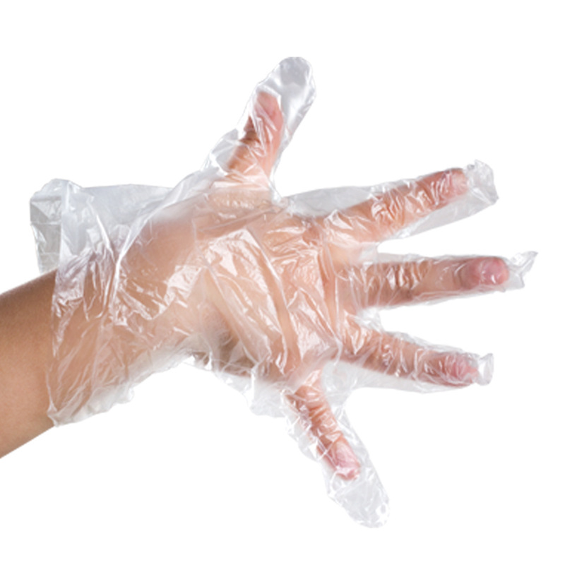 Junda Factory directly sells disposable children's PE gloves, food-grade bagged film gloves for student and child protection, as well as for school painting and catering Application Scenario