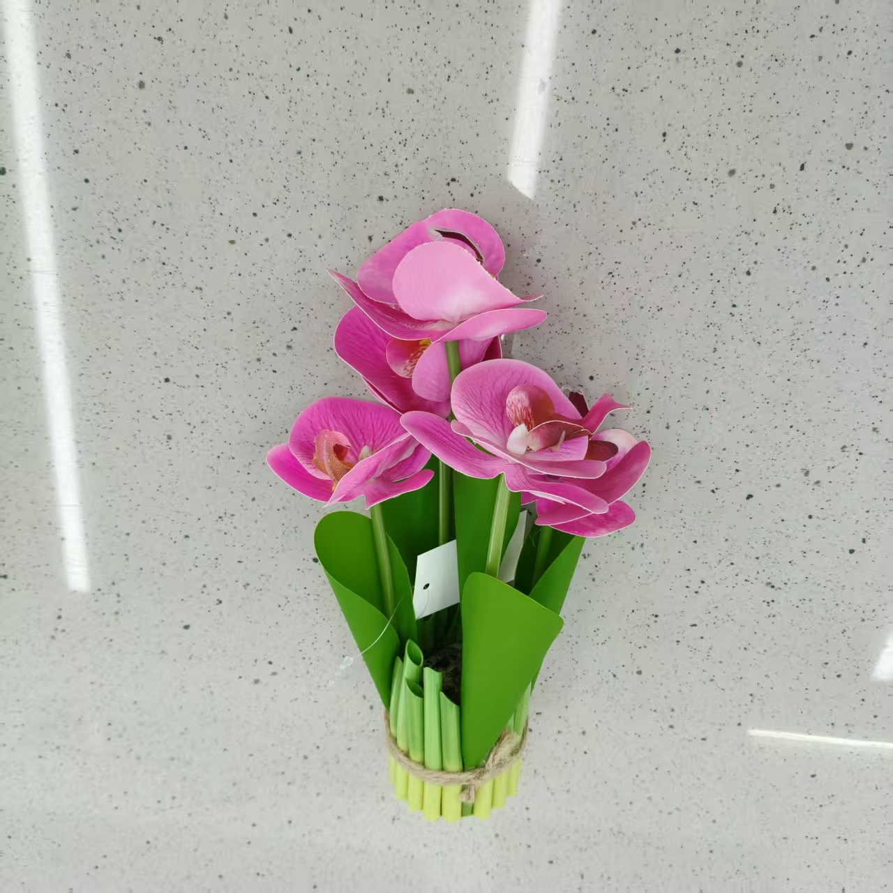 仿真花假花盆景簇簇蝴蝶兰装饰品详情2