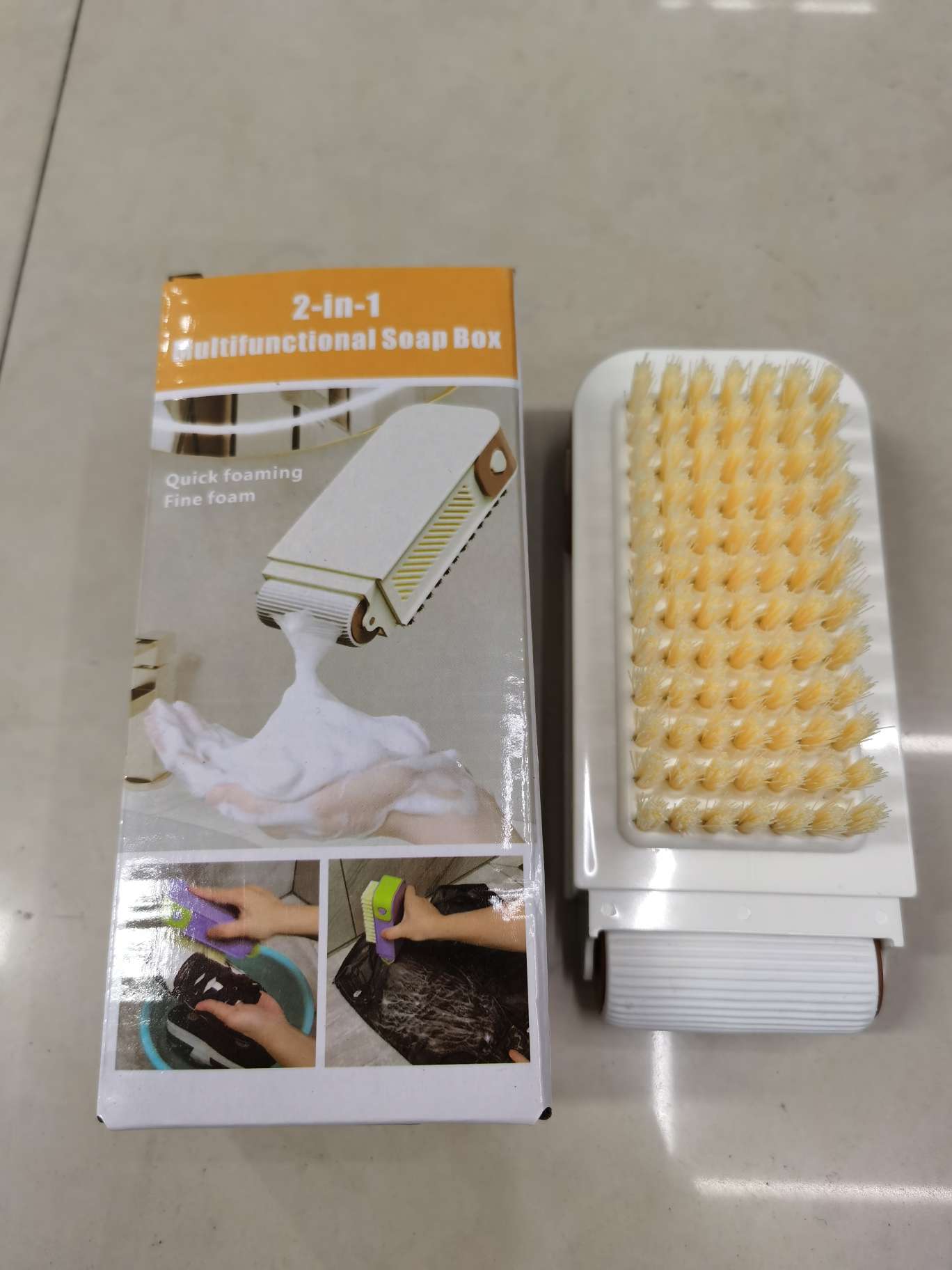 Multi-functional soap foaming box, high-elasticity soap box, no need to rub clothes by hand, household anti-slip and draining soap storage box, soap dispenser, soap box detail image 9