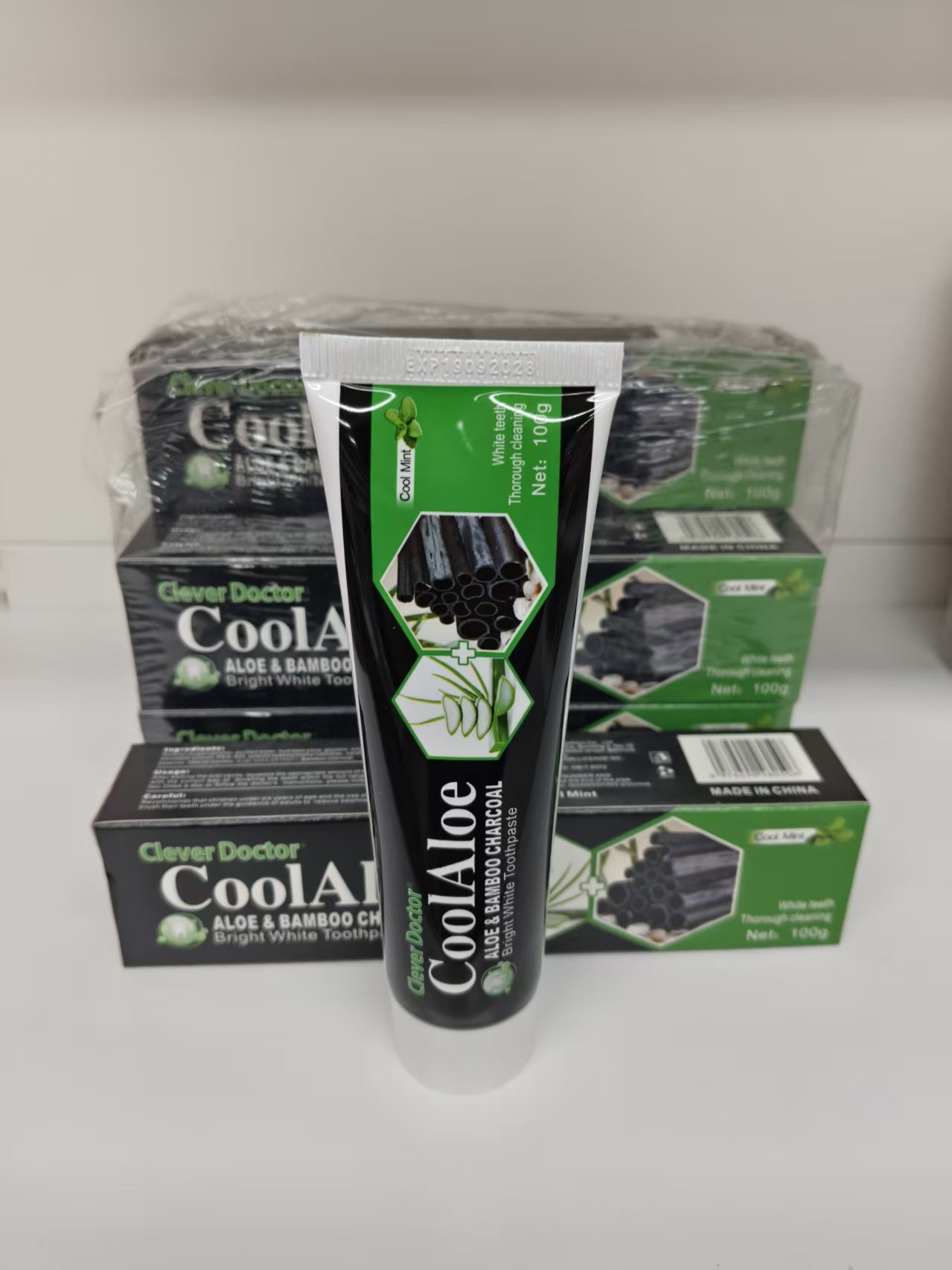 axi Limpio 100g Aloe Vera Bamboo Charcoal Mint Toothpaste Protective Toothpaste Adult Toothpaste Wholesale Daily Necessities details Picture