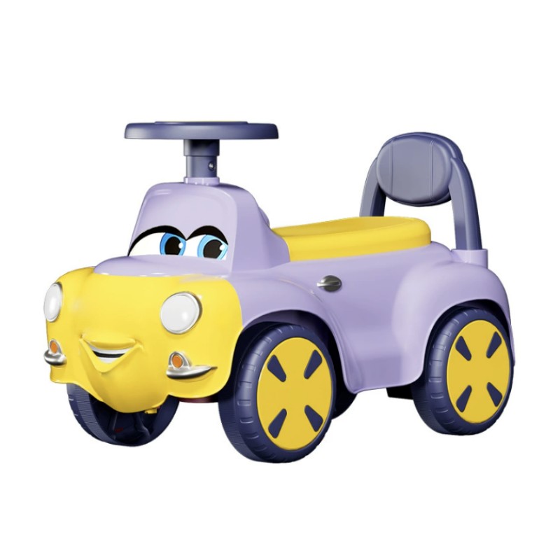 萌趣儿童扭扭车，蓝黄配色超可爱，宝宝最爱的玩具车！产品图