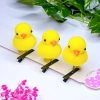 Little Yellow Duck hair clips, cute duck 3D spring Q clips, cross-border foreign trade bestsellers, street stall gifts, hair clips and accessories details Picture
