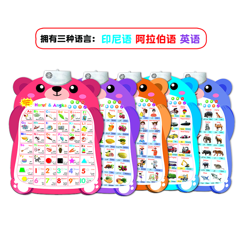 音乐枪/俄文/挂图/点读笔细节图