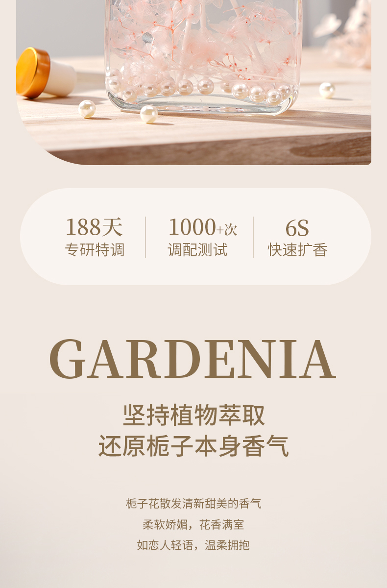 无火藤条香薰100ml · 干花装饰香氛｜长效扩香｜卧室客厅卫浴通用空气清新剂香水香薰详情2