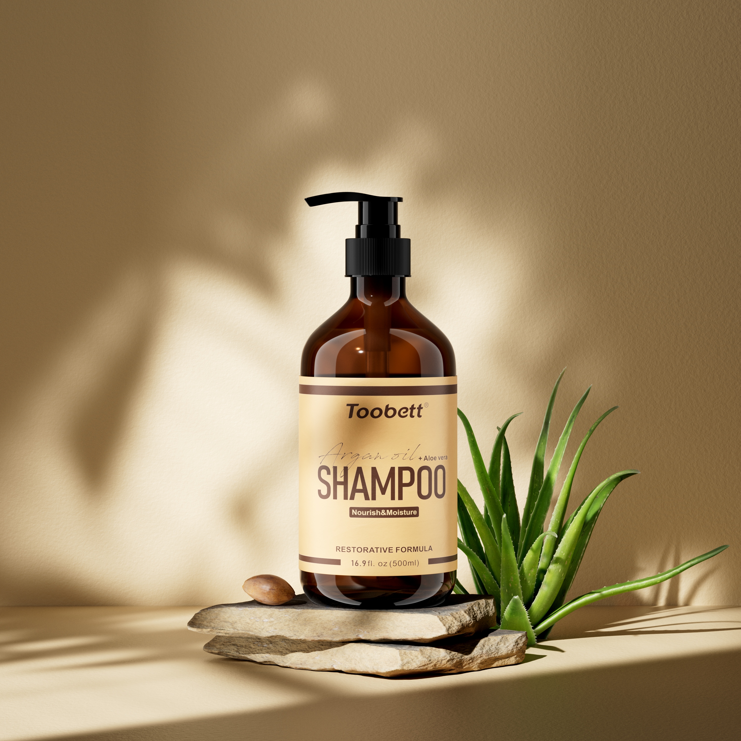 Moroccan argan Oil Aloe Vera Refreshing Nourishing Moisturizing Shampoo Factory custom-made Item Picture