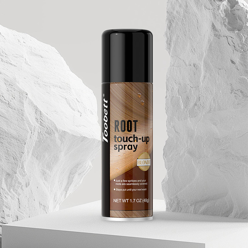 Root Touch up Spray raíces temporales maquillaje spray de fábrica personalizado raíces de cabello de secado rápido cubriendo spray