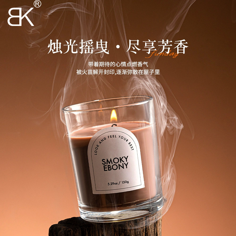 彩色无烟环保大豆蜡高级好闻伴手礼香薰蜡烛可供小批量定制