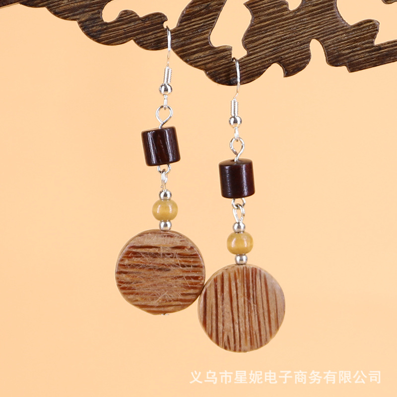 Vintage amber cloisonne earrings, exquisite earrings, women's accessories, elegant and refined stud earrings details Picture