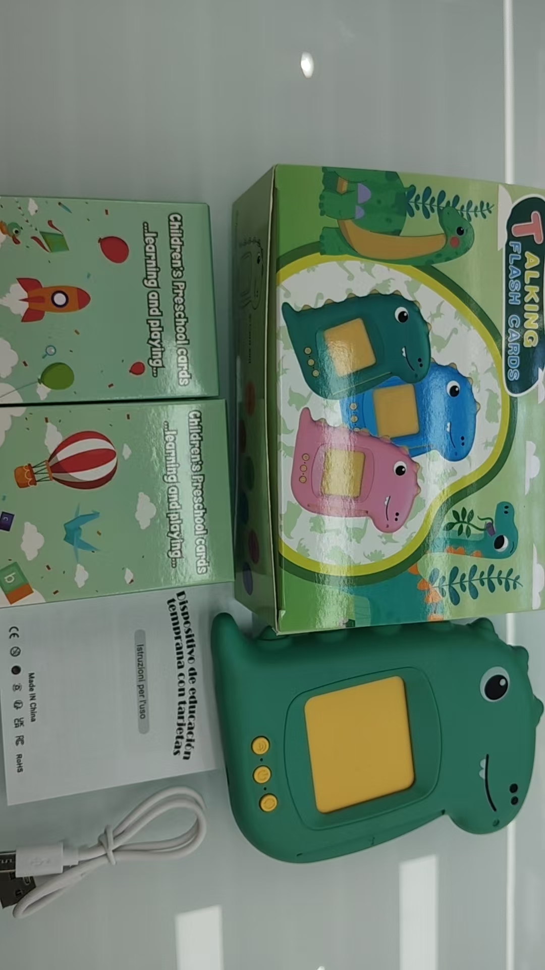 幼儿童插卡片早教机中英语双语识字学习机宝宝启蒙益智玩具1细节图