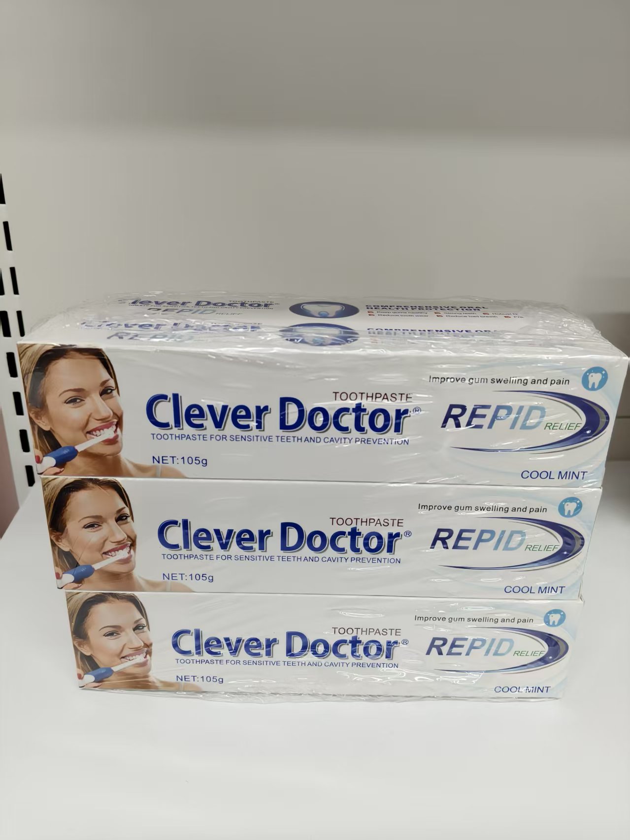 maxi limpio105g牙膏清新薄荷牙膏成人牙膏批发出口日用品