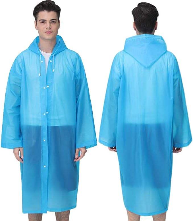 徒步雨衣EVA重复使用便携雨披户外儿童雨衣/成人雨衣时尚加厚款详情1