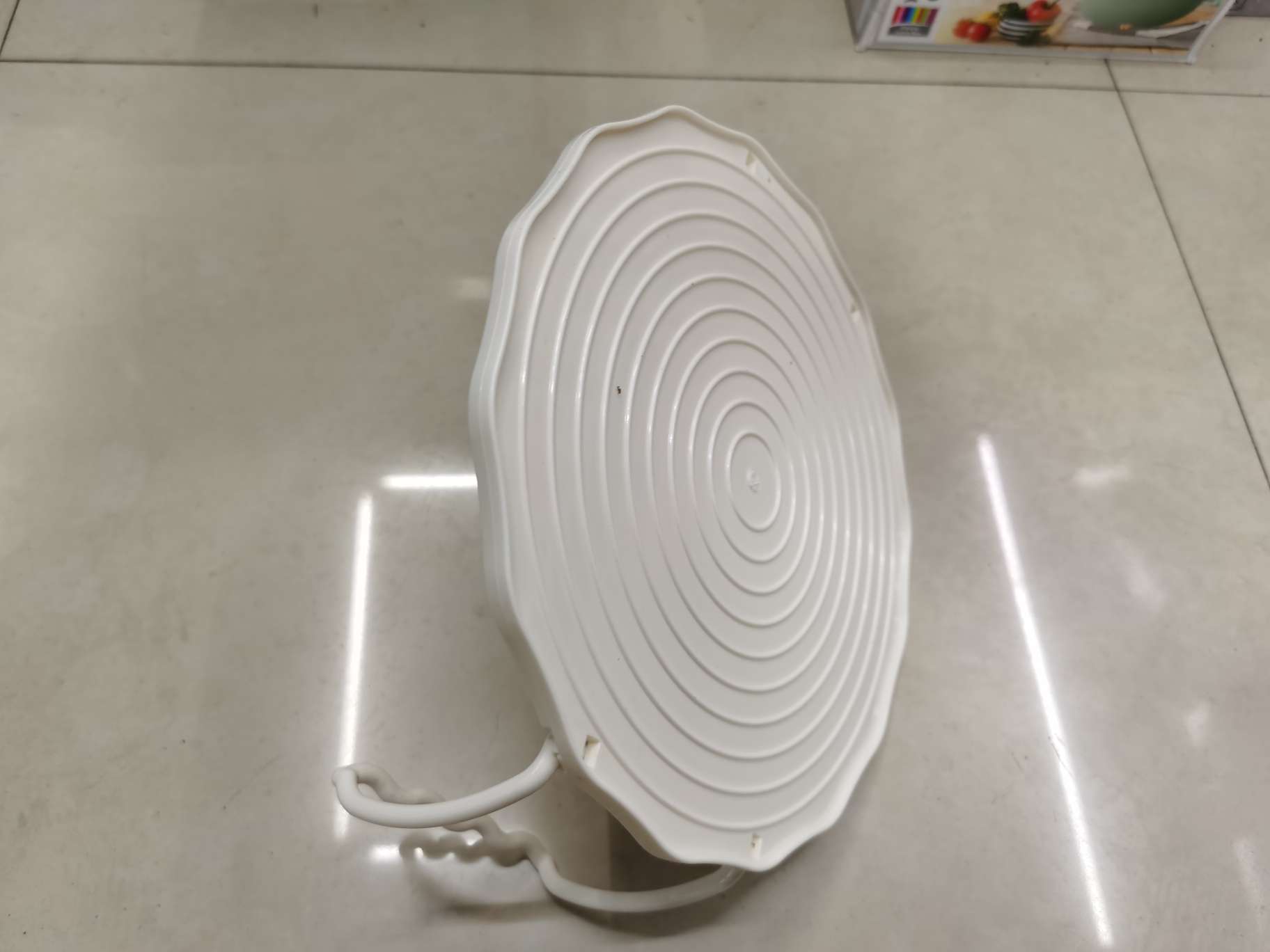 微波炉收纳架饭菜加热厨房分层蒸架 圆形分层置物架厂家直销详情图9