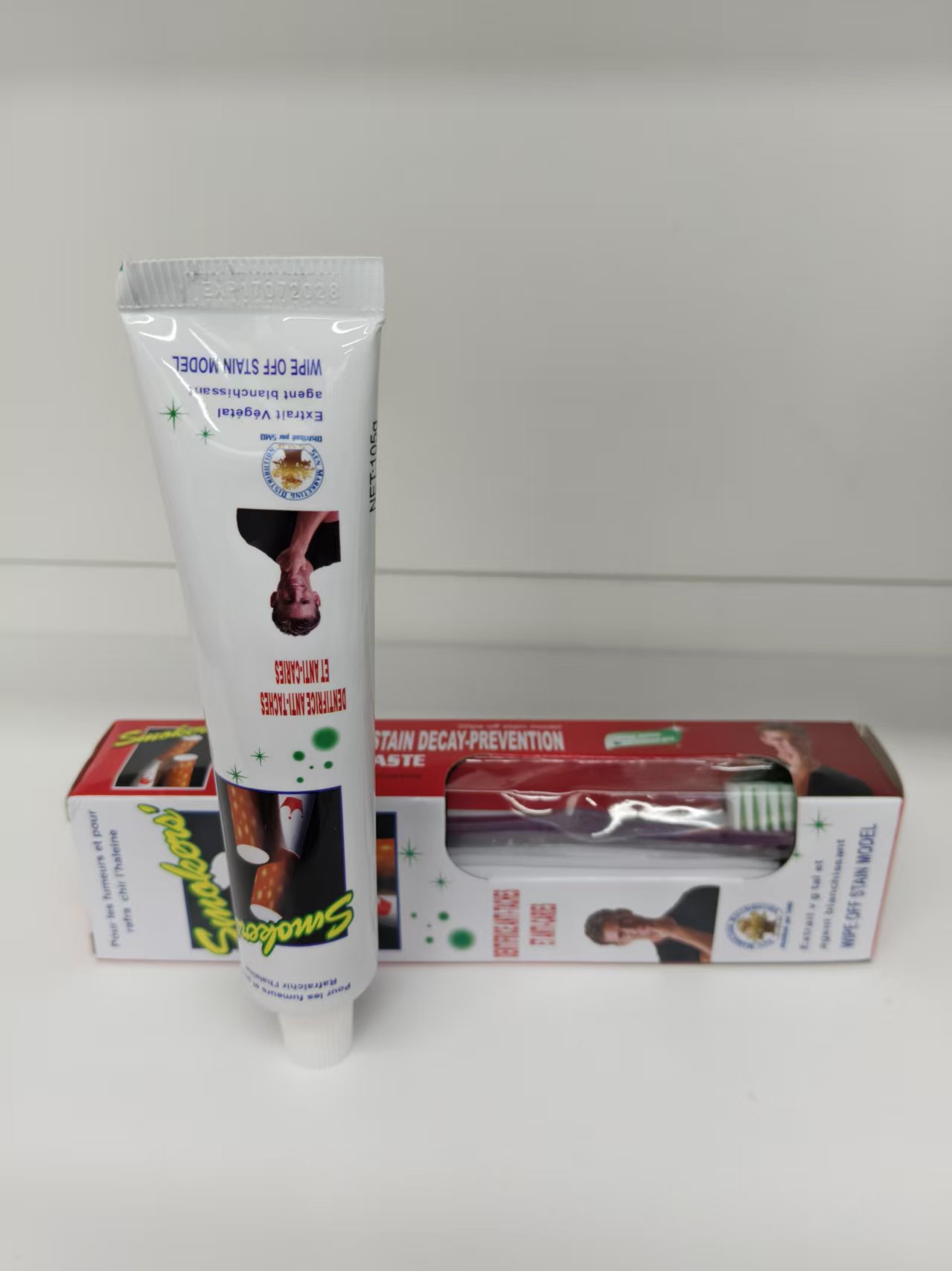 maxi Limpio 105g Chainsmokers Tobacco Stain Remover toothpaste for adults wholesale details Picture