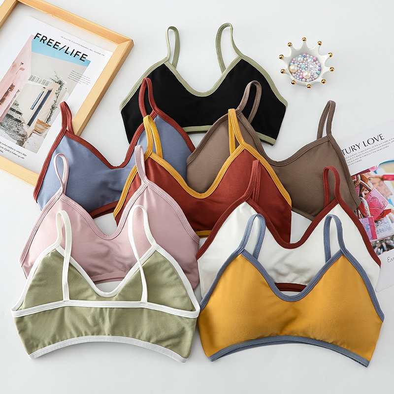Direct sales from the manufacturer of one-piece strapless bras with chest pads and beautiful back vests for girls to prevent exposure full figure