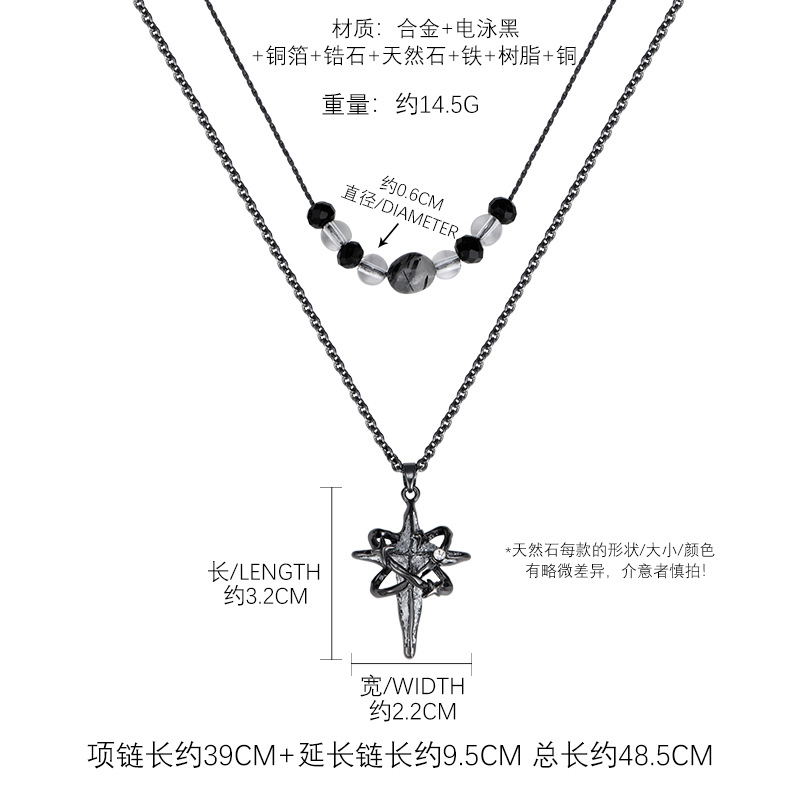 Original dark style Starlight series necklace details Picture