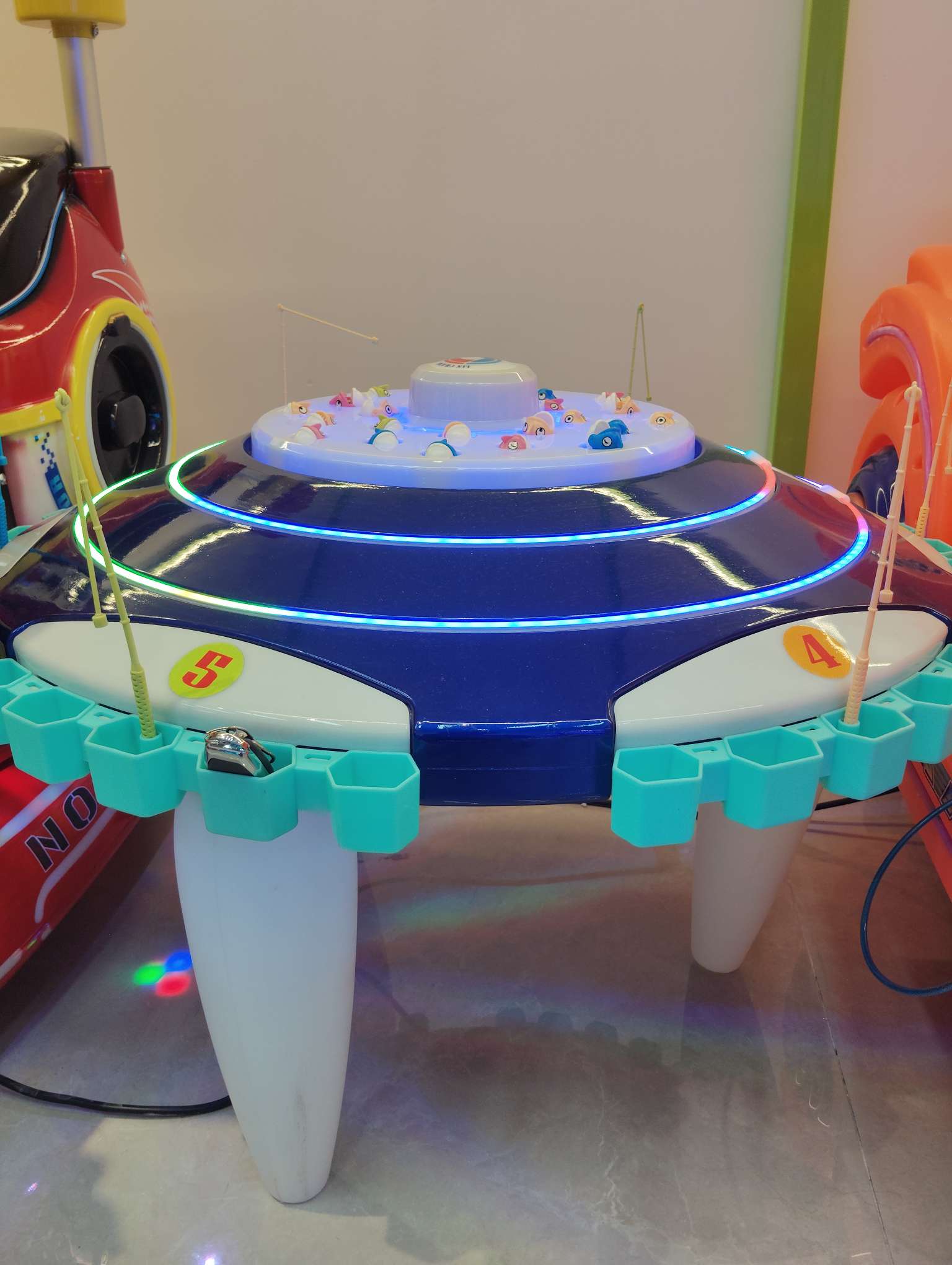 Factory direct sales of swing machines, rocking machines, square car games, and rotating fishing machines detail image 6