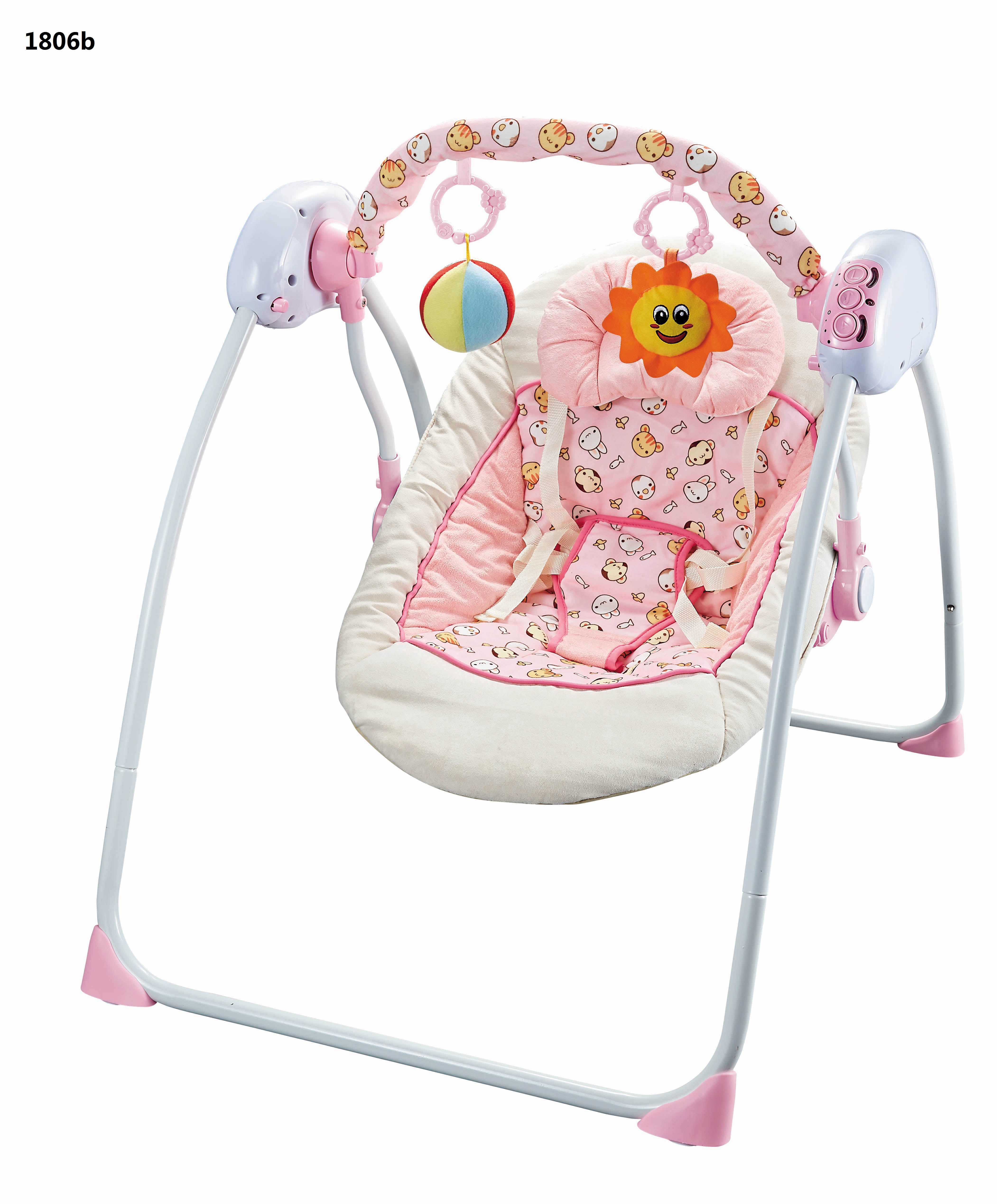 Baby electric rocking chair, a great tool for soothing kids, children's swing details Picture