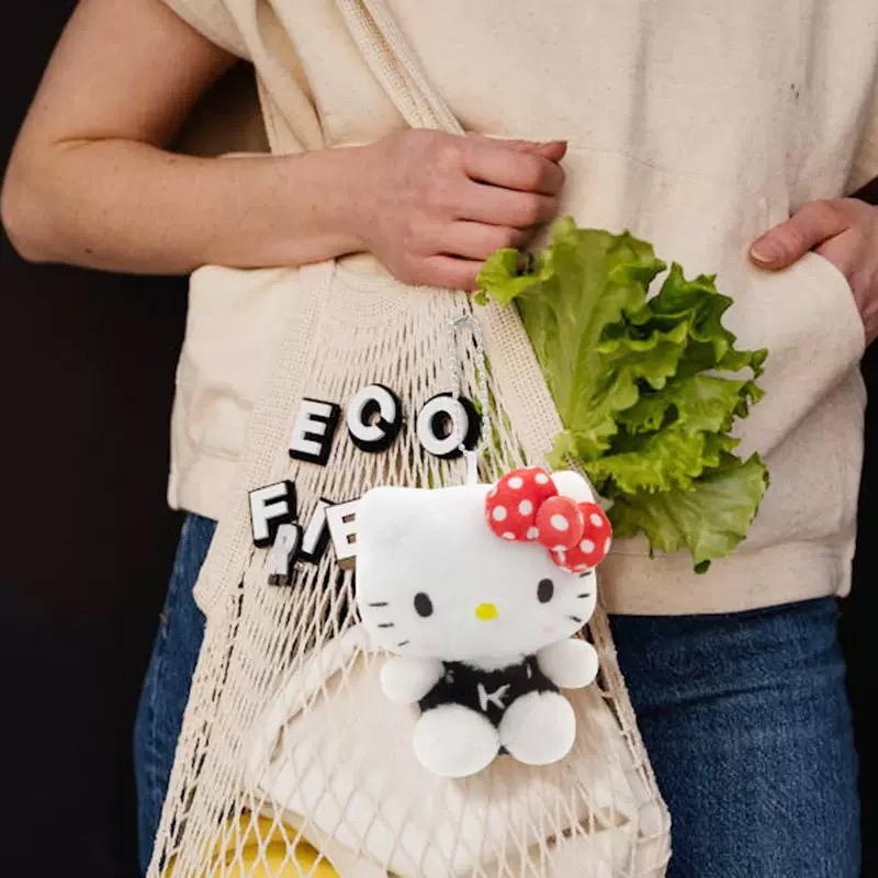 可爱KT猫玩偶挂件萌趣凯蒂猫公仔钥匙扣背包挂饰女生儿童创意小礼物产品图