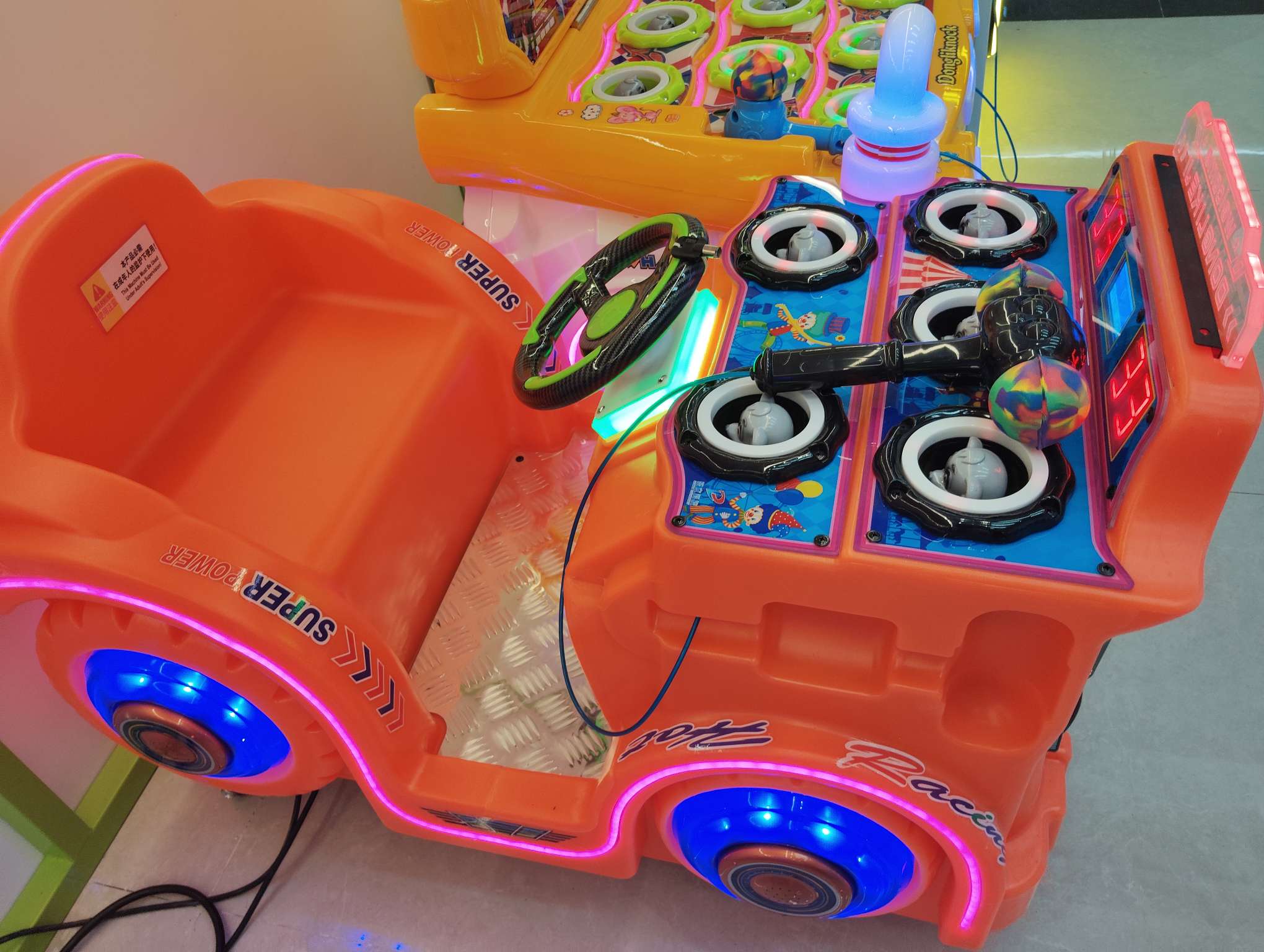 Factory direct sales of swing machines, swing fun square car machines, groundhog swing cars detail image 3