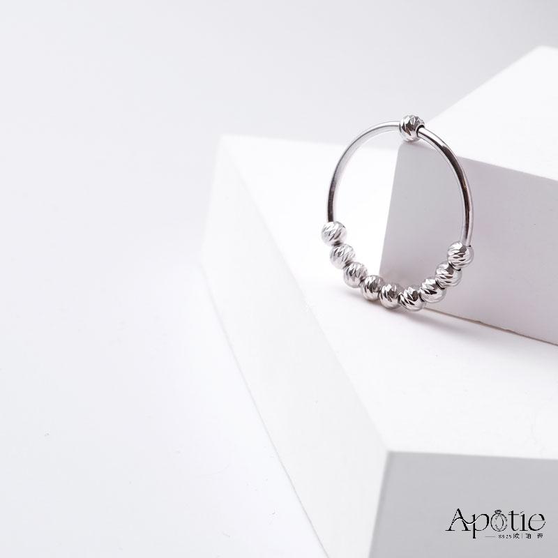 APOTIE Pure Silver car flower bead Children's Ring Application Scenario