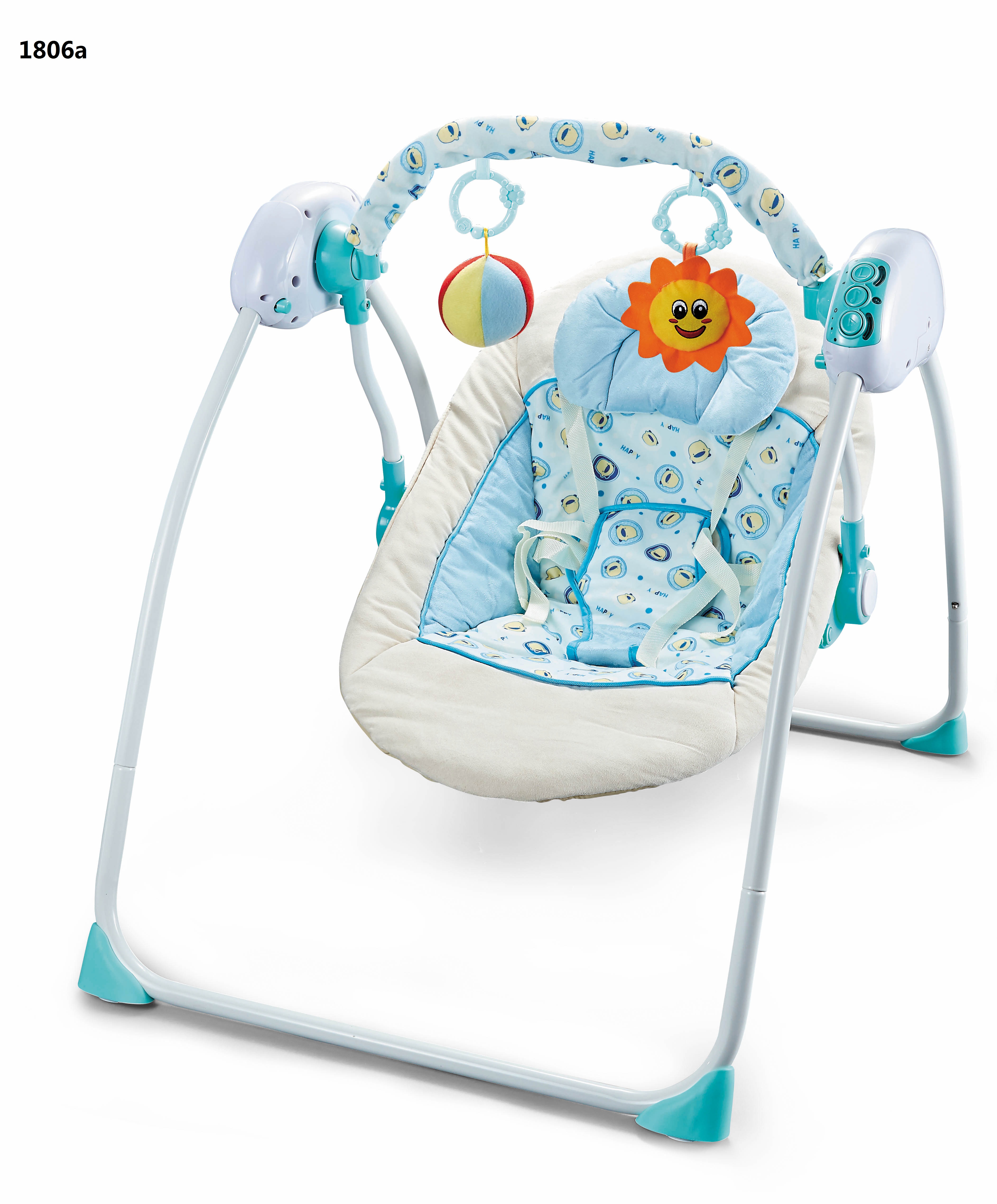 Baby electric rocking chair, a great tool for soothing kids, children's swing