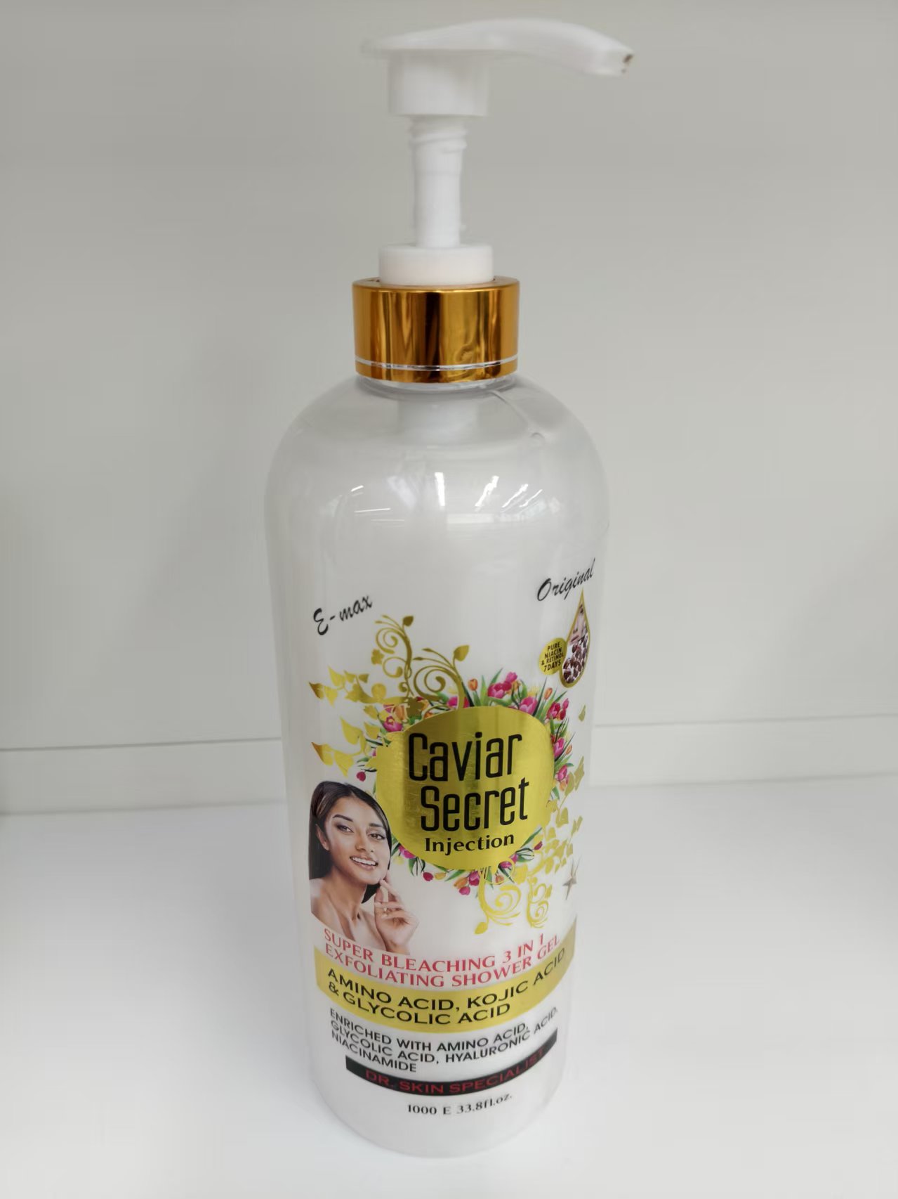 沐浴露/欧尼莱嘉/皂液器/洗手液瓶子/力士白底实物图