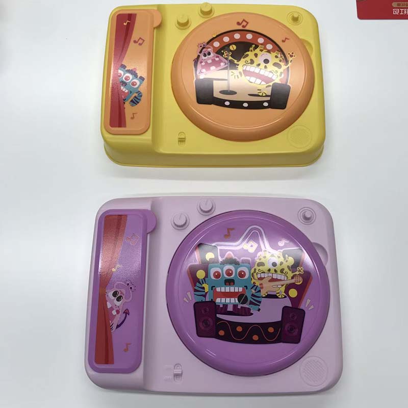 卡通舞台互动儿童餐具套装 便携收纳叉勺辅食碗 宝宝趣味餐具详情5