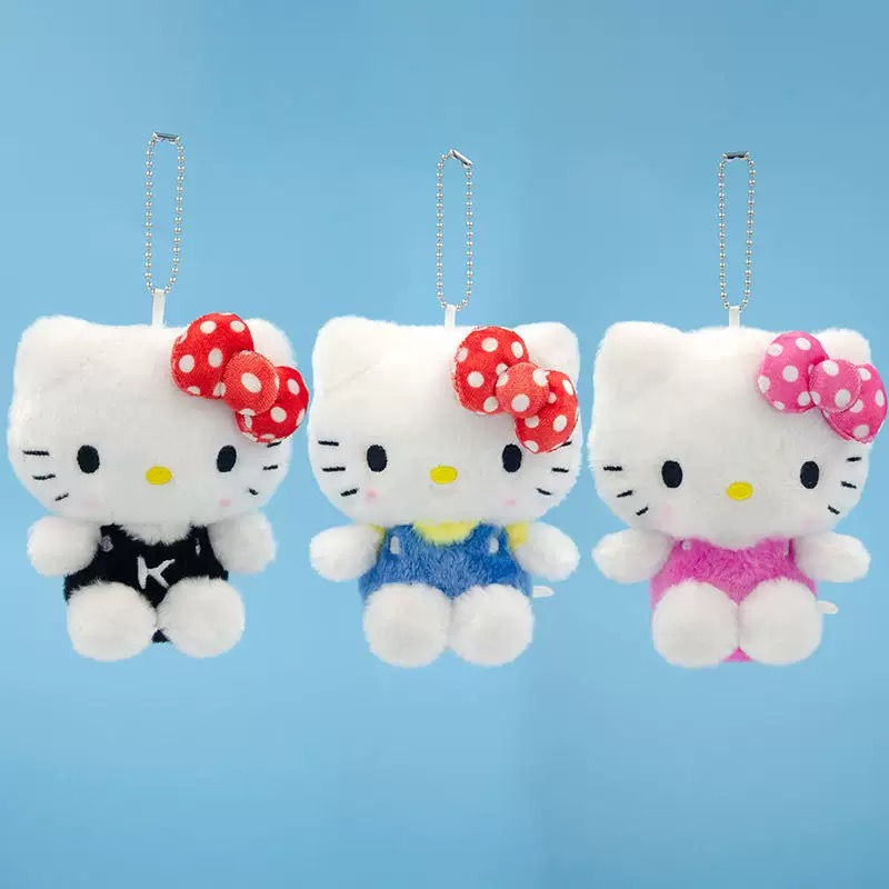 可爱KT猫玩偶挂件萌趣凯蒂猫公仔钥匙扣背包挂饰女生儿童创意小礼物