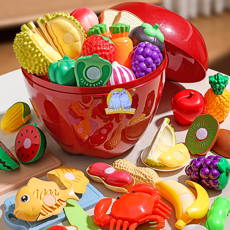过家家水果切切乐玩具蔬菜厨房宝宝儿童生日礼物女仿真切菜点心