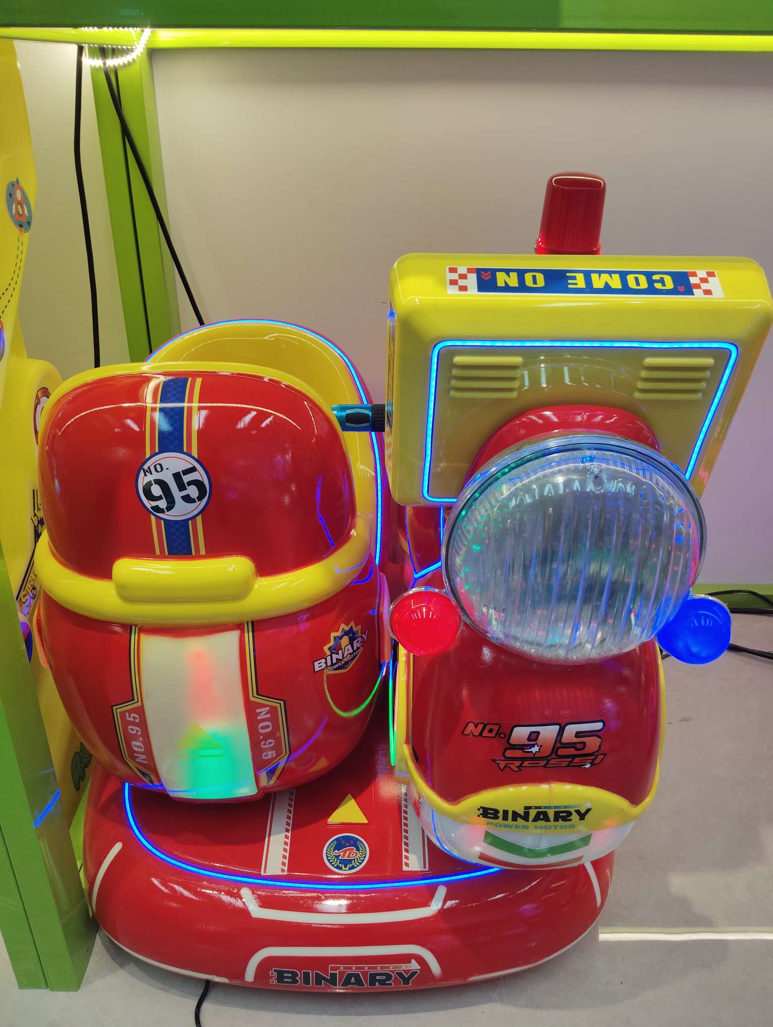 Factory direct sales of swing machines, rocking horses, square car games, Didi two-person motorcycles