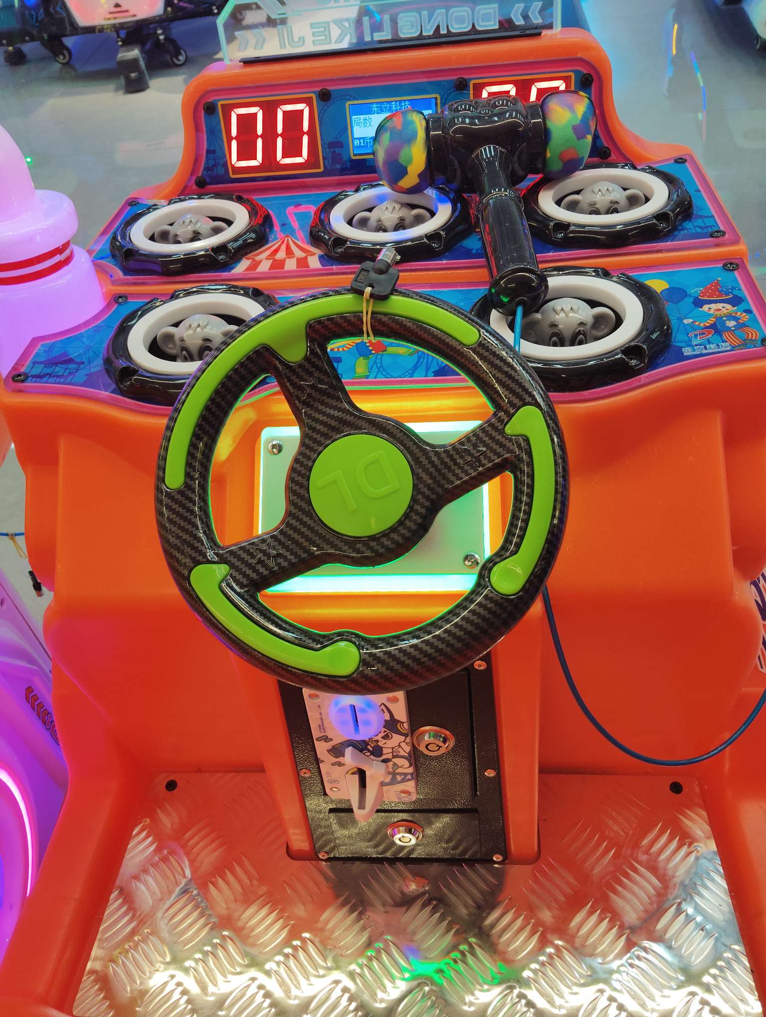Factory direct sales of swing machines, swing fun square car machines, groundhog swing cars detail image 6