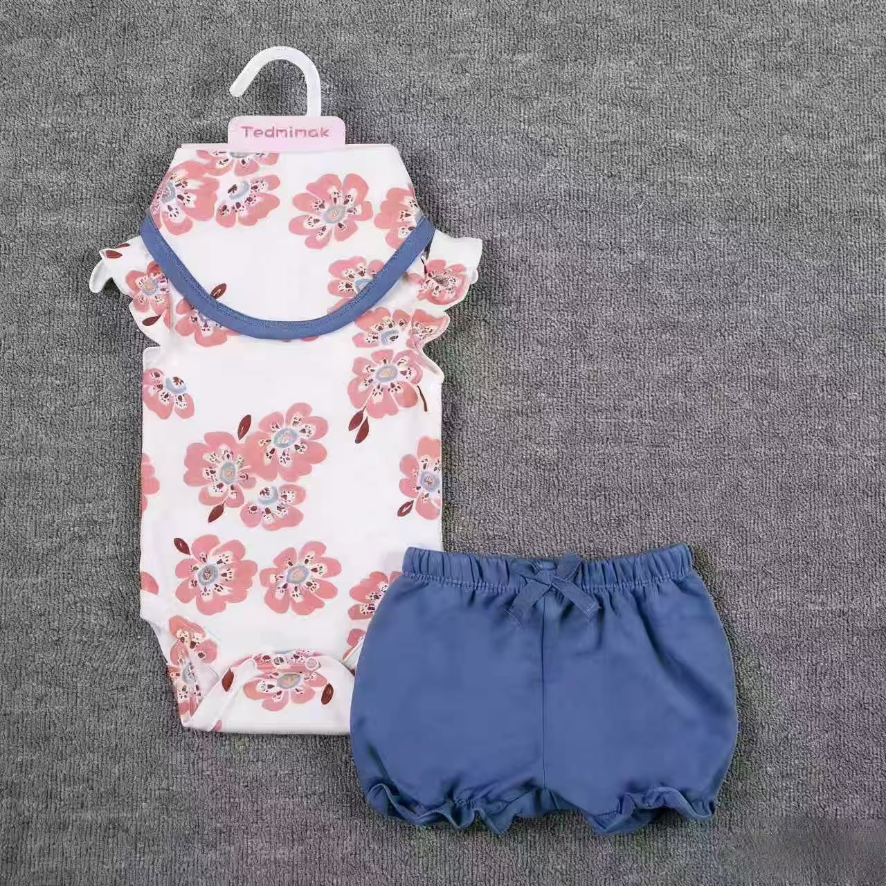 Cross-border foreign trade export of new skin-friendly, comfortable and breathable one-piece foot bags for boys and girls, long crawling, multi-color mixed wholesale details Picture