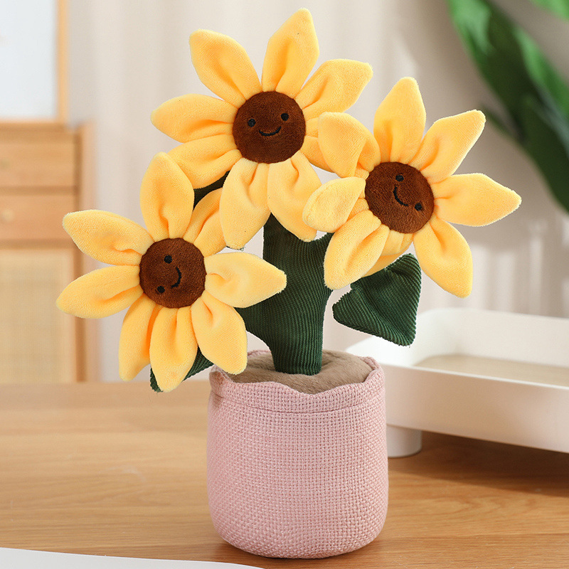 Wholesale Of Fun Plant Dolls, Simulated Tulips, Succulent Potted Plants, Plush Toys, Home And Living Room Decorative Items Specification drawing