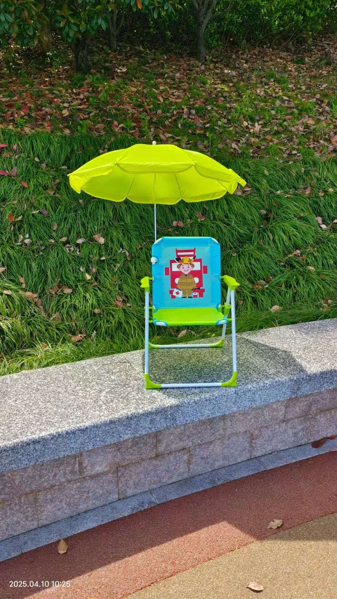 儿童沙滩椅子折叠海边户外儿童遮阳伞野营休闲靠背宝宝2025新款详情图2