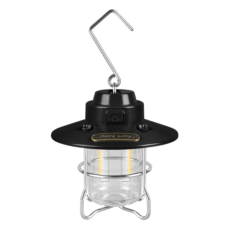 Portable new camping lamp, outdoor lighting usb multi-functional tent lamp, warm light atmosphere camp lamp, small camping lamp Item Picture